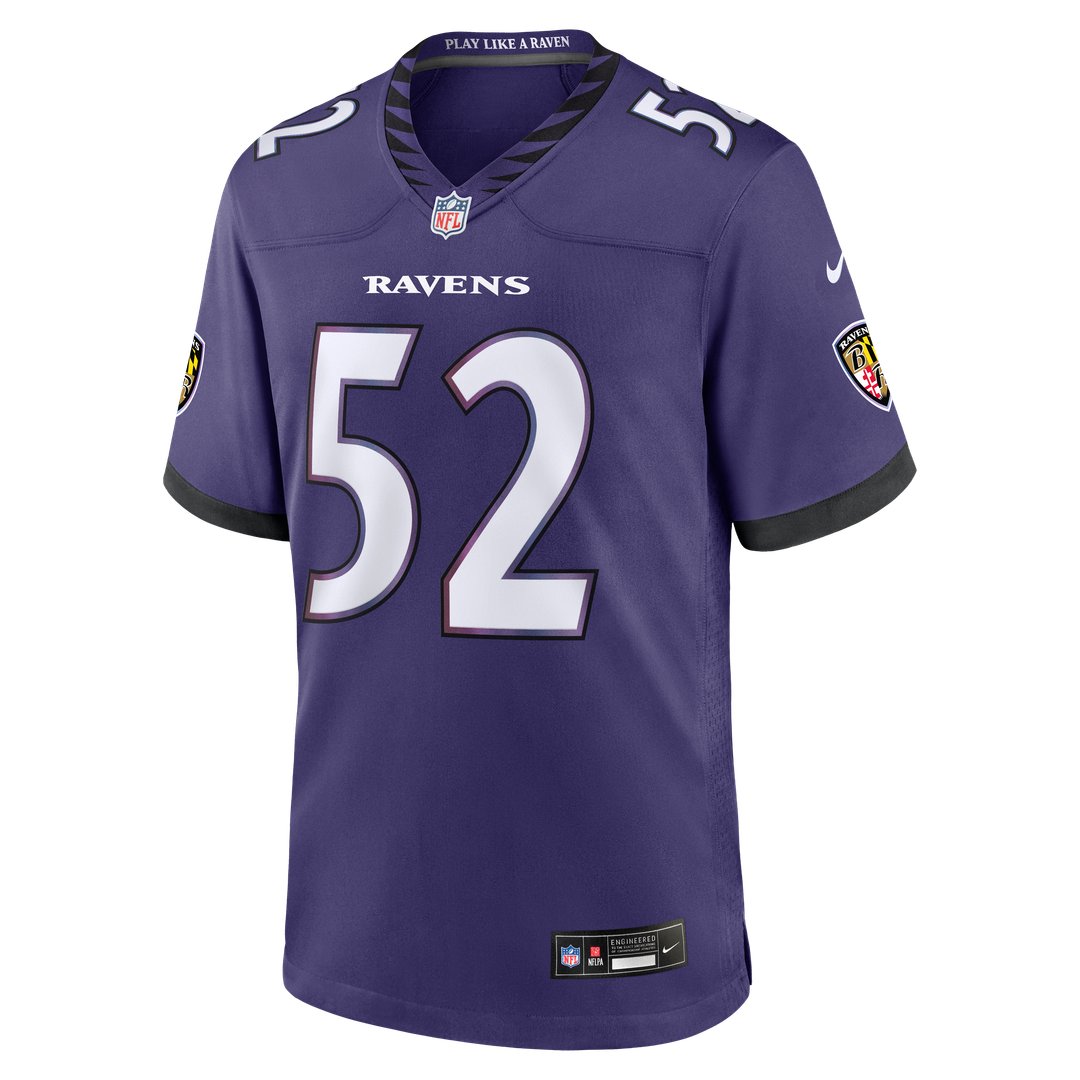 Men's Baltimore Ravens Ray Lewis Nike Purple Team Retired Player Game Jersey