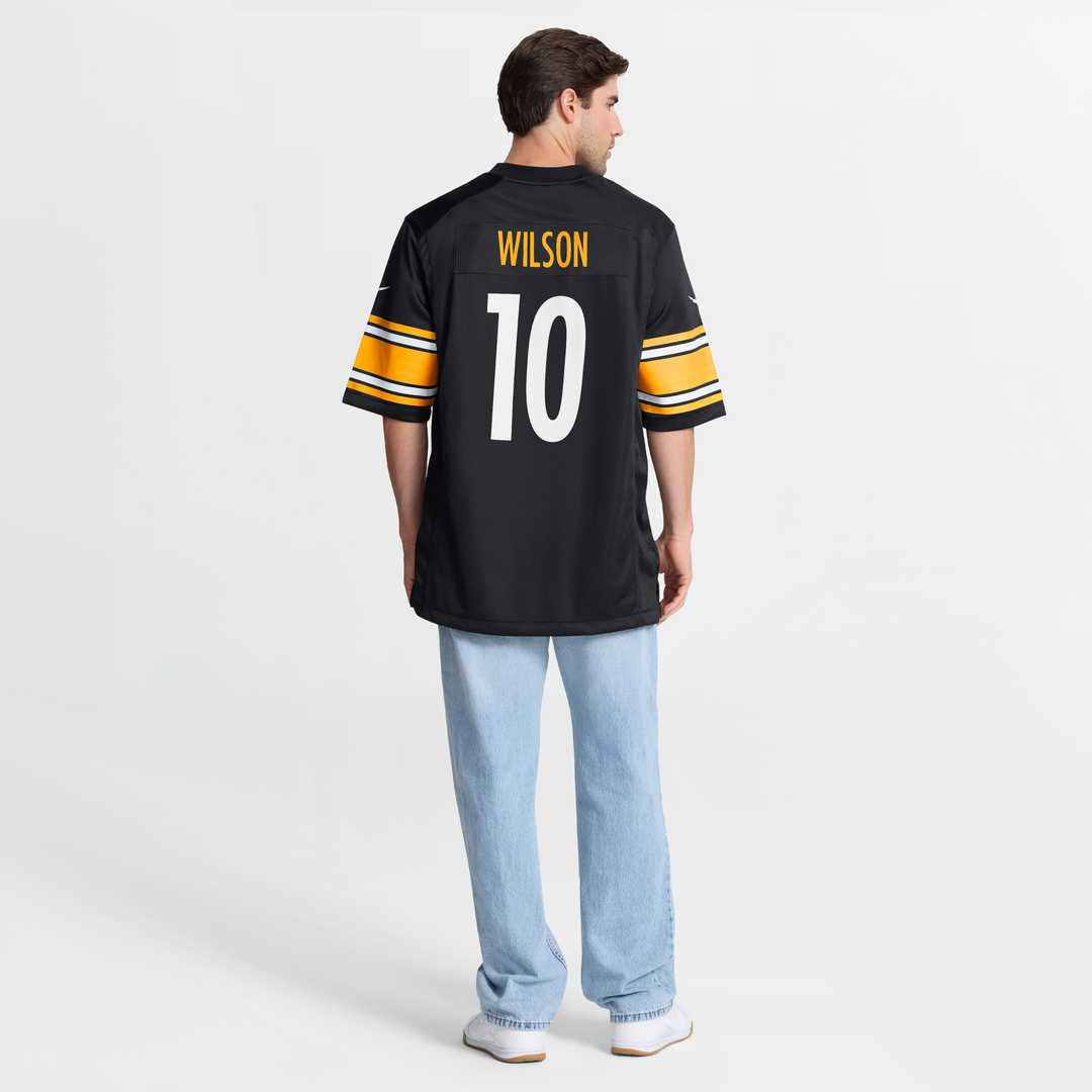 Men's Pittsburgh Steelers Roman Wilson Nike Black  Game Player Jersey