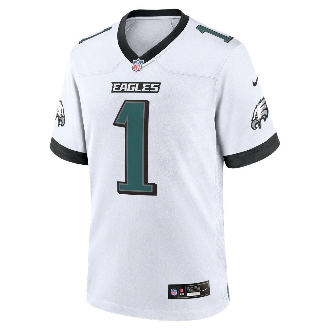 Men's Philadelphia Eagles Jalen Hurts Nike  Black Alternate Game Jersey
