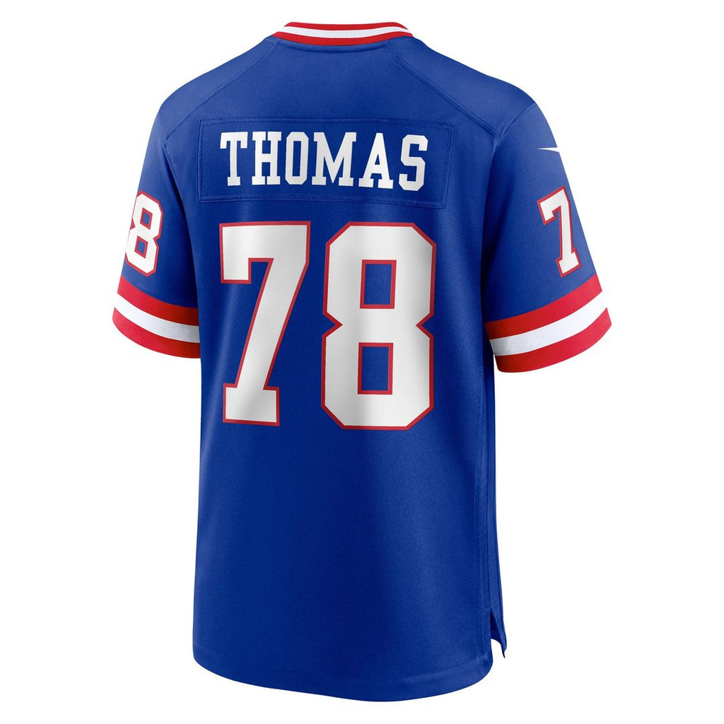 Men's New York Giants Andrew Thomas Nike Royal Alternate Game Jersey