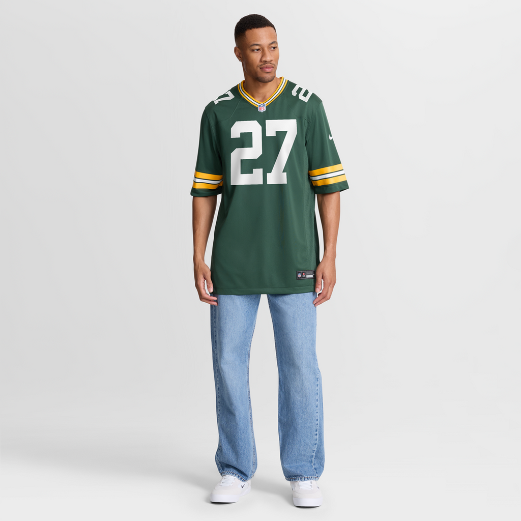 Men's Green Bay Packers Kitan Oladapo Nike  Green  Game Jersey