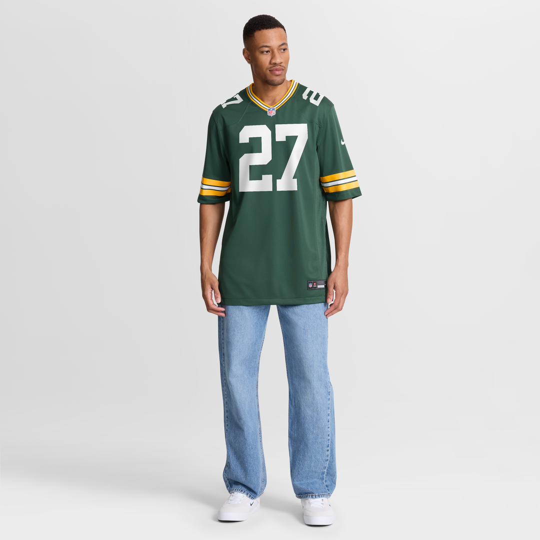 Men's Green Bay Packers Kitan Oladapo Nike  Green  Game Jersey