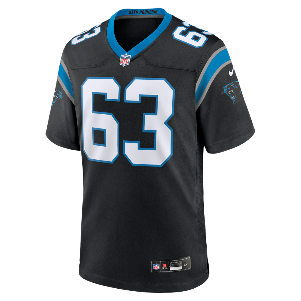 Men's Carolina Panthers Rasheed Walker Nike  Black Team Game Jersey