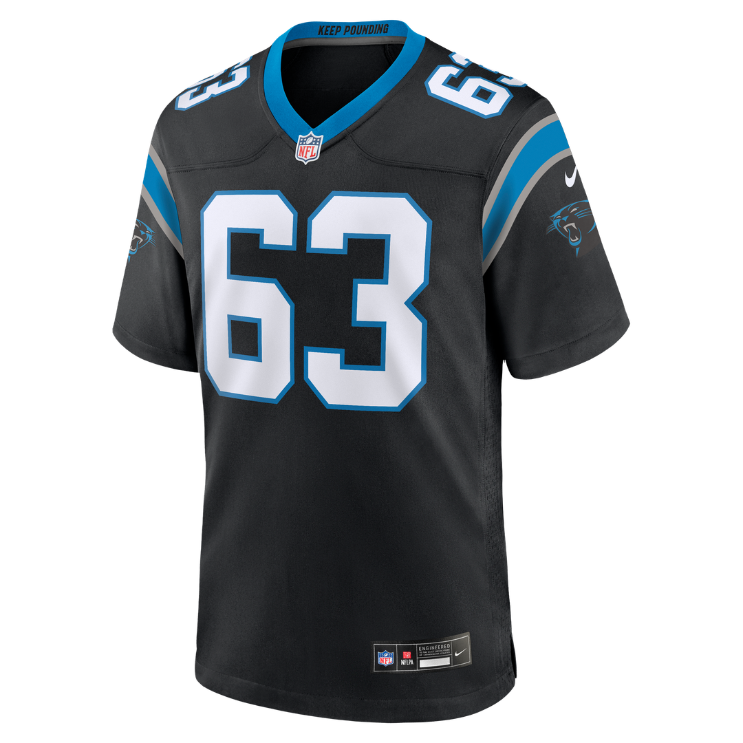 Men's Carolina Panthers Rasheed Walker Nike  Black Team Game Jersey