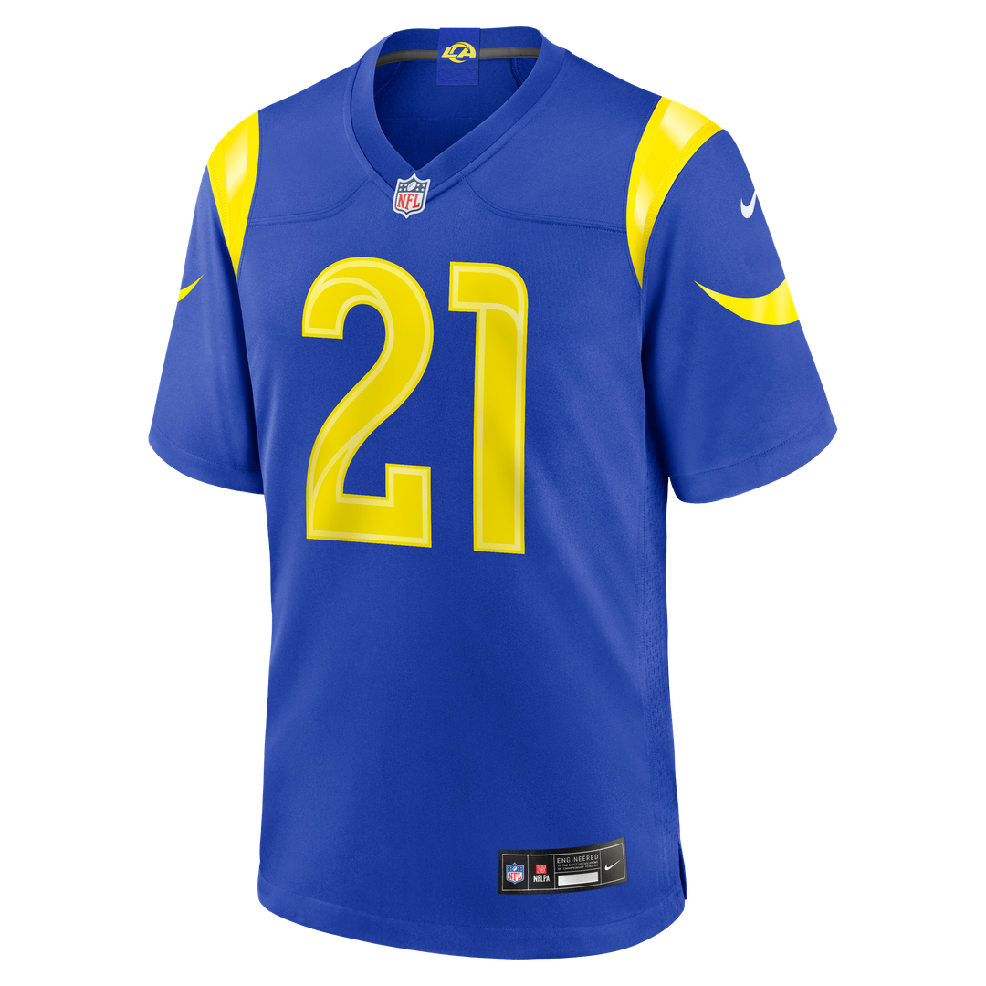 Men's Los Angeles Rams Cam Lampkin Nike Royal Team Game Jersey