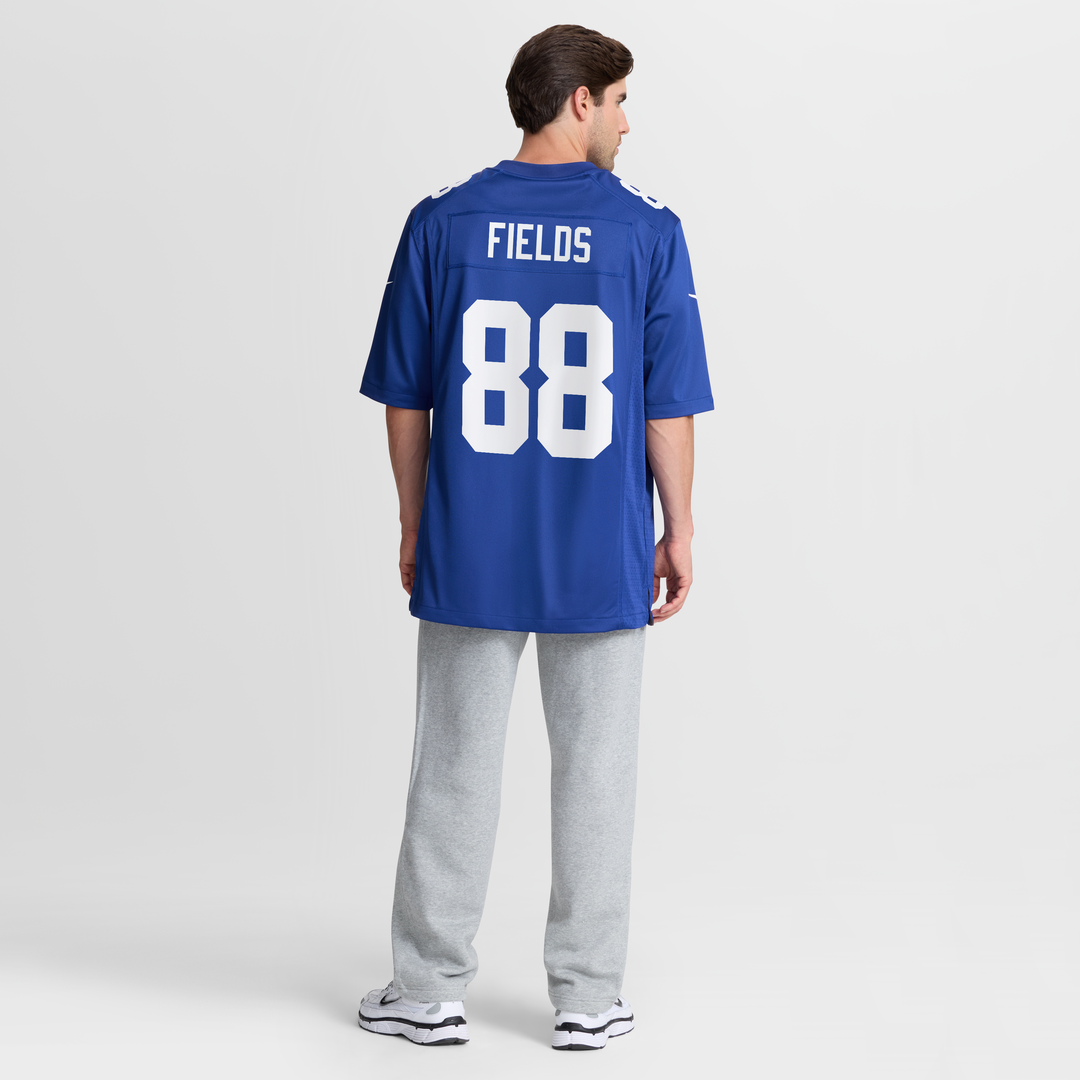 Men's New York Giants Malachi Fields Nike Royal Team Game Jersey
