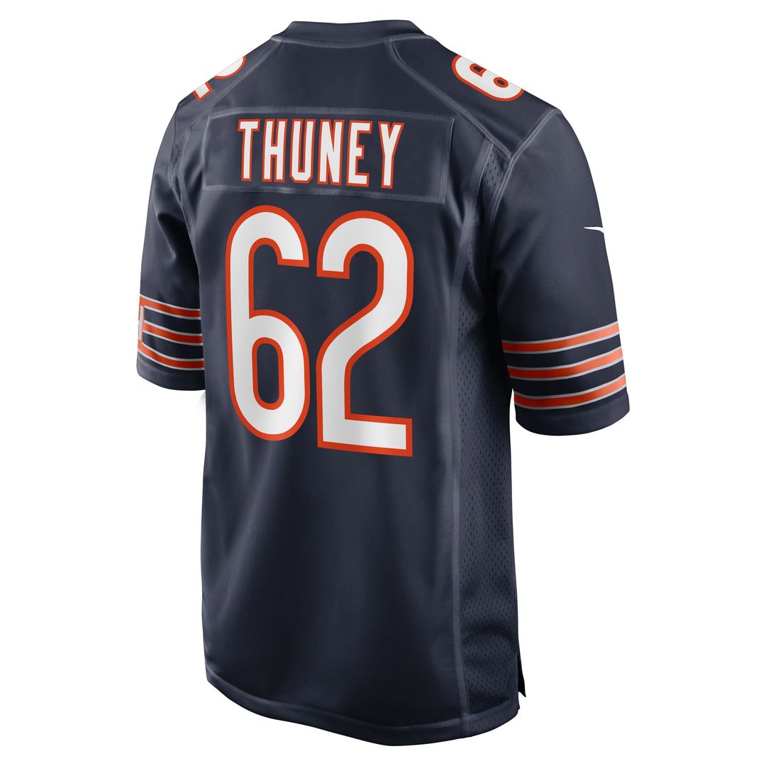 Men's Chicago Bears Joe Thuney Nike  Navy Team Game Jersey