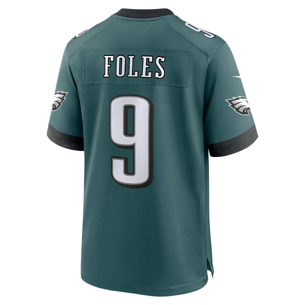 Men's Philadelphia Eagles Nick Foles Nike Midnight Green Team Retired Player Game Jersey