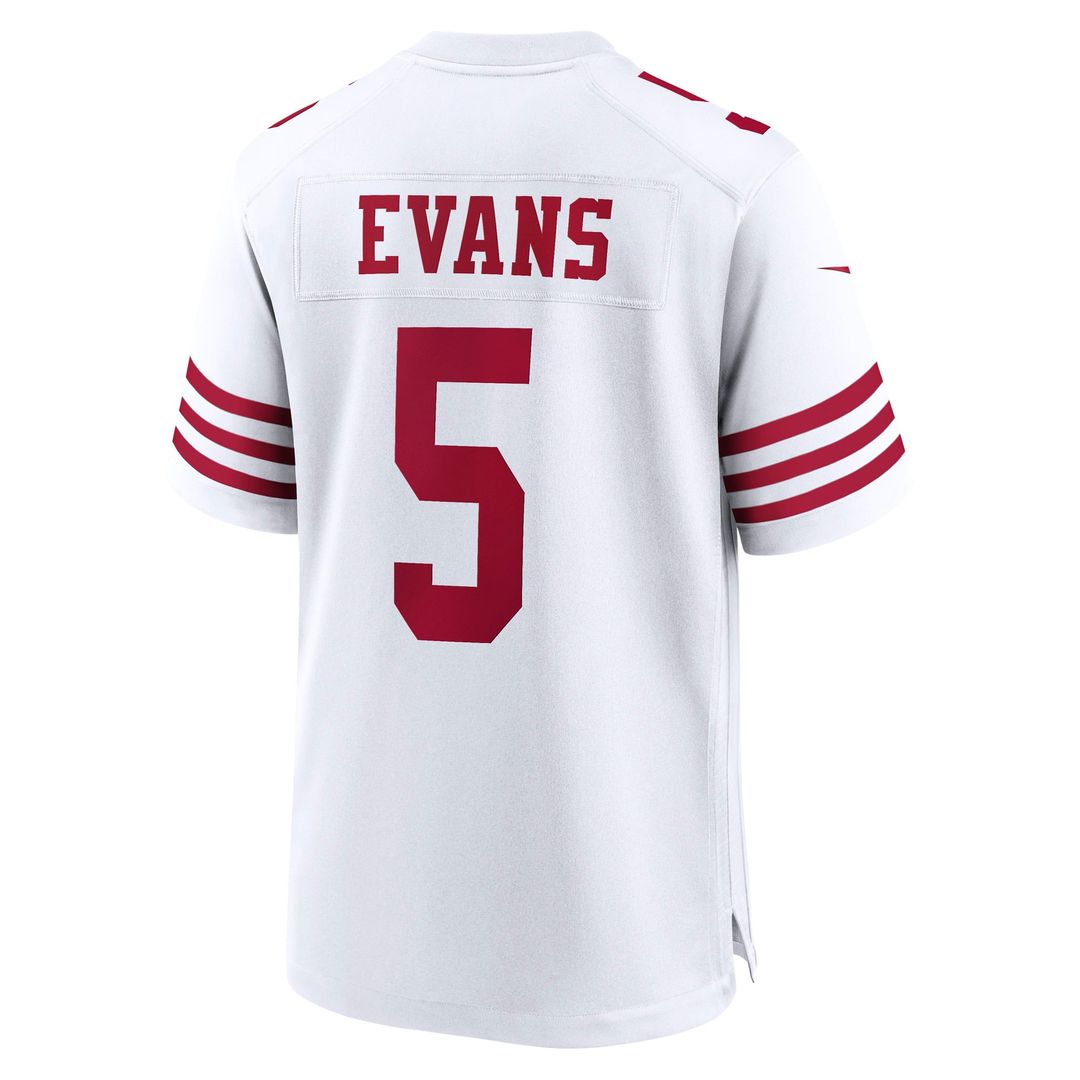 Men's San Francisco 49ers Mike Evans Nike Men's White Game Jersey