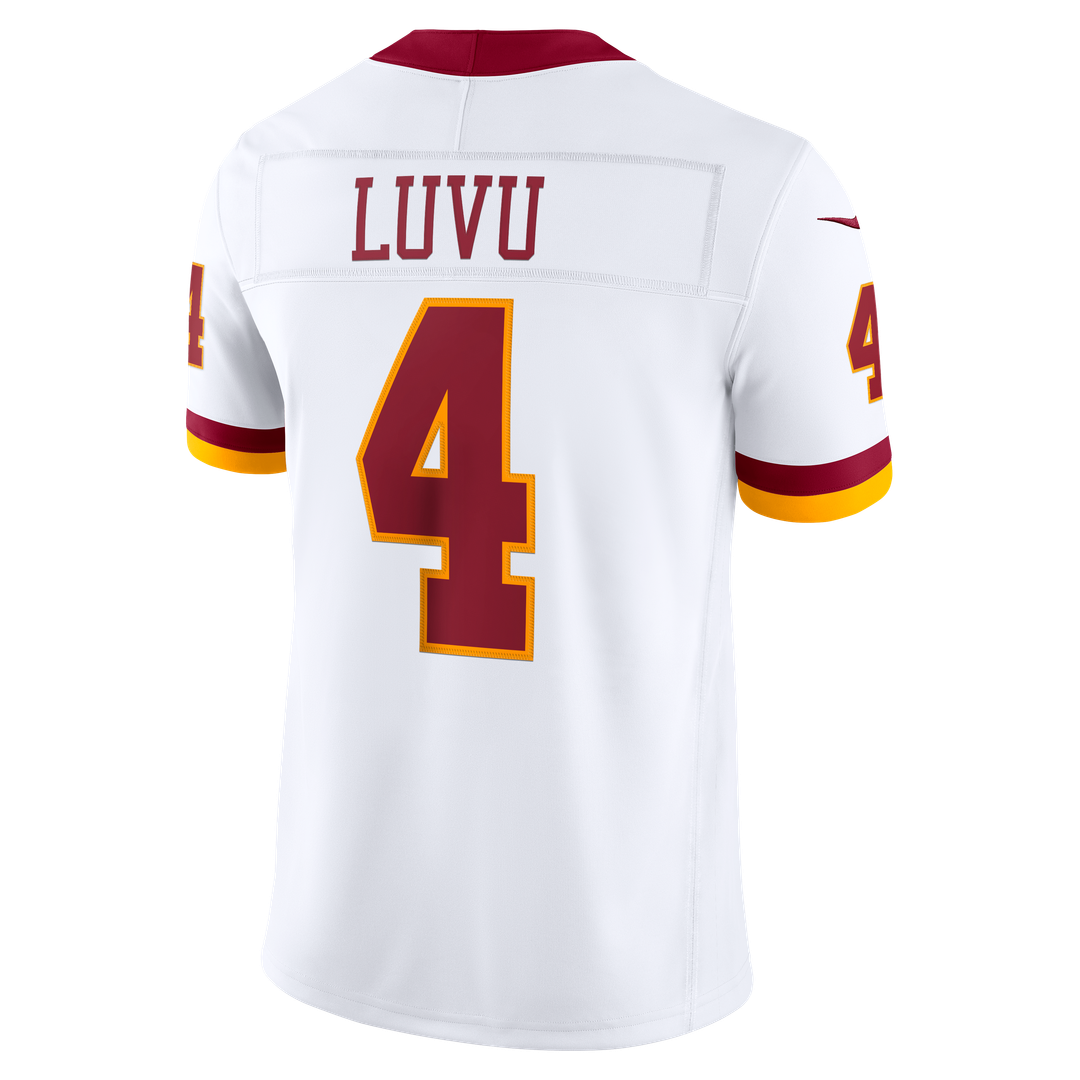 Men's Washington Commanders Frankie Luvu Nike White Vapor F.U.S.E. Stitched Limited Jersey