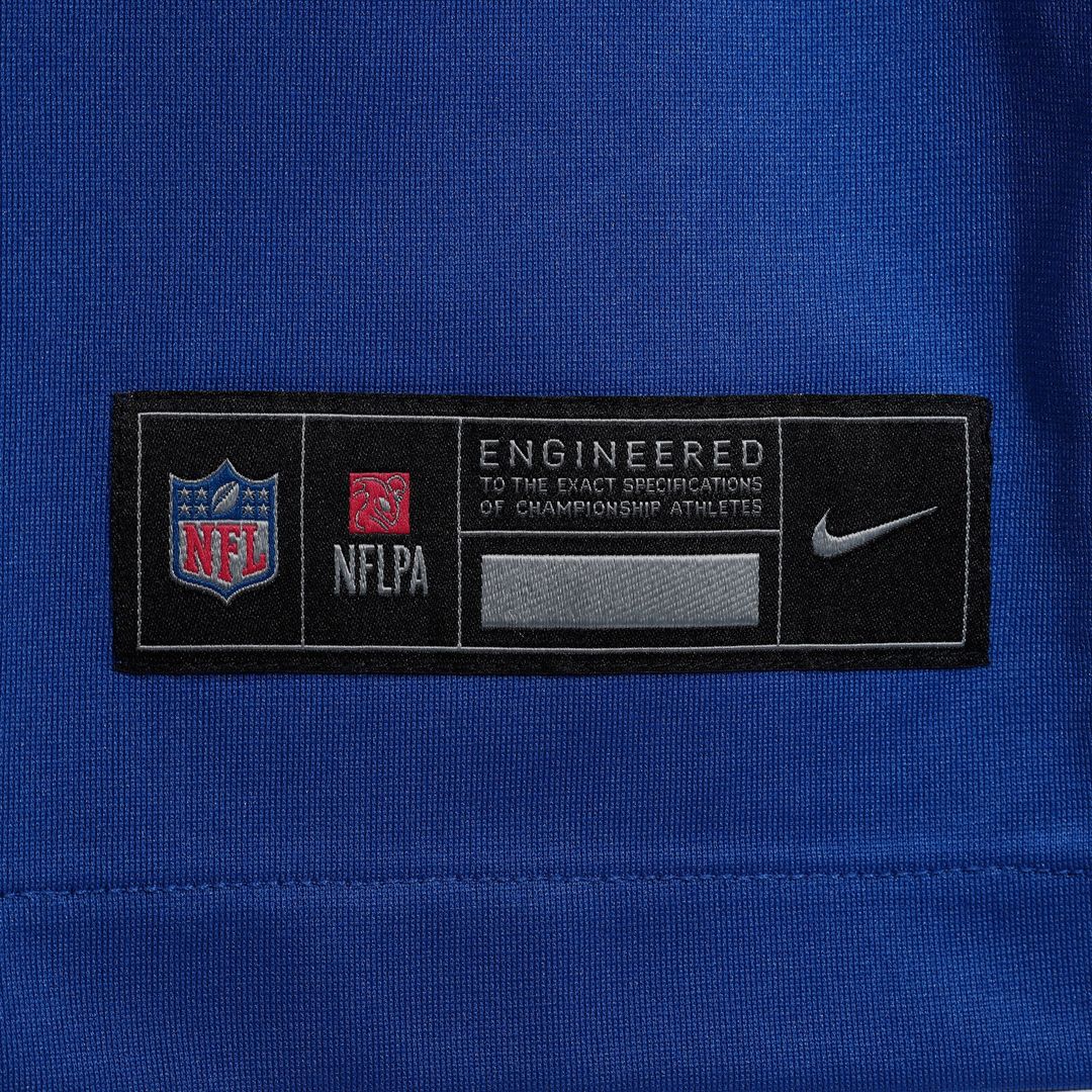 Men's New York Giants Malik Nabers Nike Century Red Alternate Game Jersey