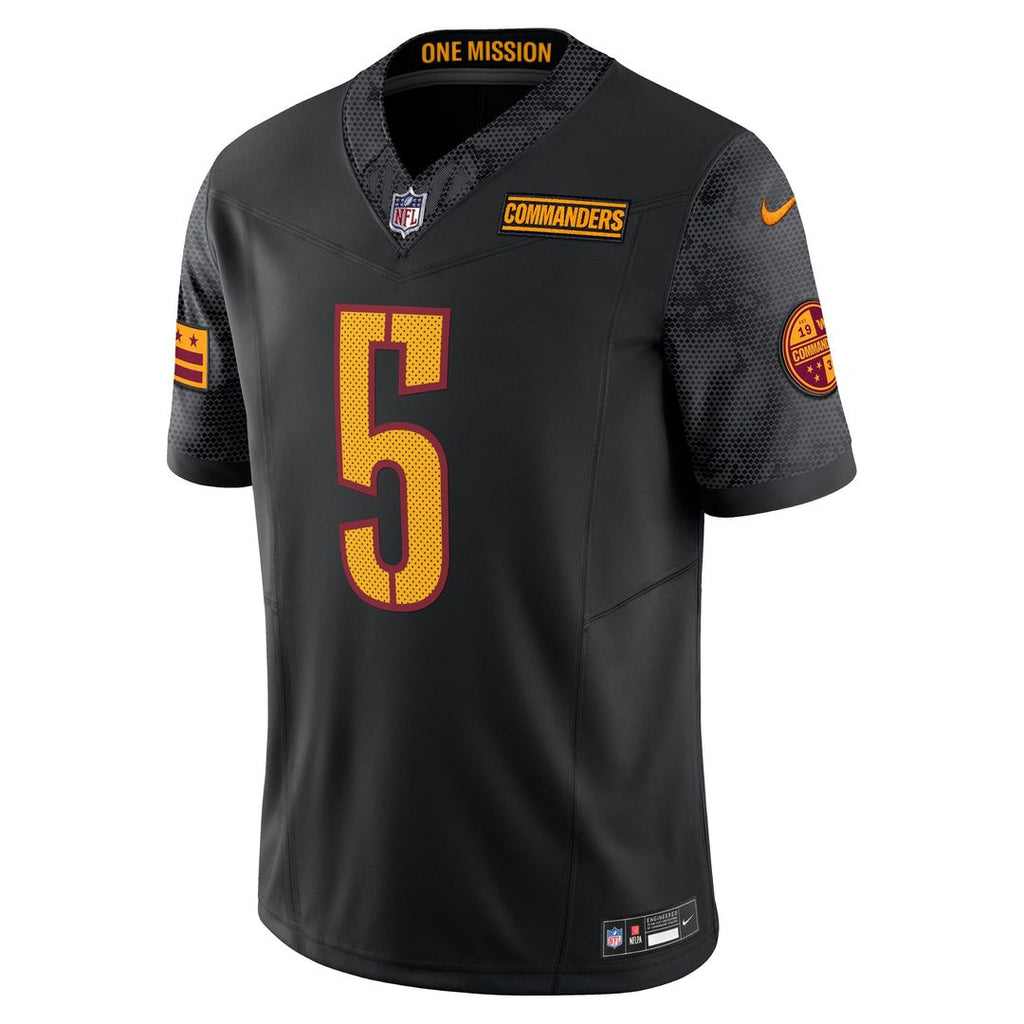 Men's Washington Commanders Jayden Daniels Nike White Vapor F.U.S.E. Limited Super Bowl Era Jersey