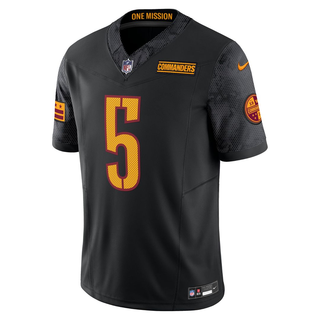 Men's Washington Commanders Jayden Daniels Nike White Vapor F.U.S.E. Limited Super Bowl Era Jersey