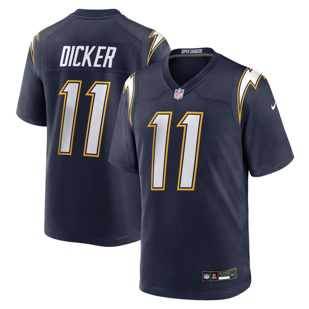 Men's Los Angeles Chargers Cameron Dicker Nike  Navy Alternate Game Jersey