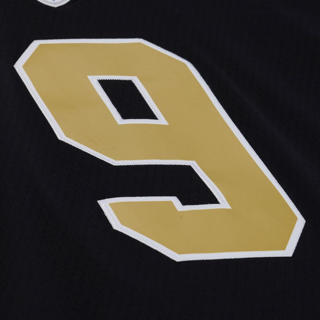 Men's New Orleans Saints Drew Brees Mitchell & Ness Black Big & Tall 2009 Legacy Retired Player Jersey