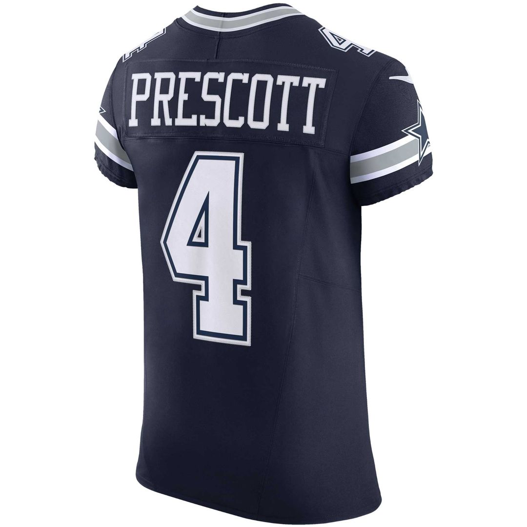 Men's Dallas Cowboys Dak Prescott Nike Navy Team Vapor F.U.S.E. Elite Jersey