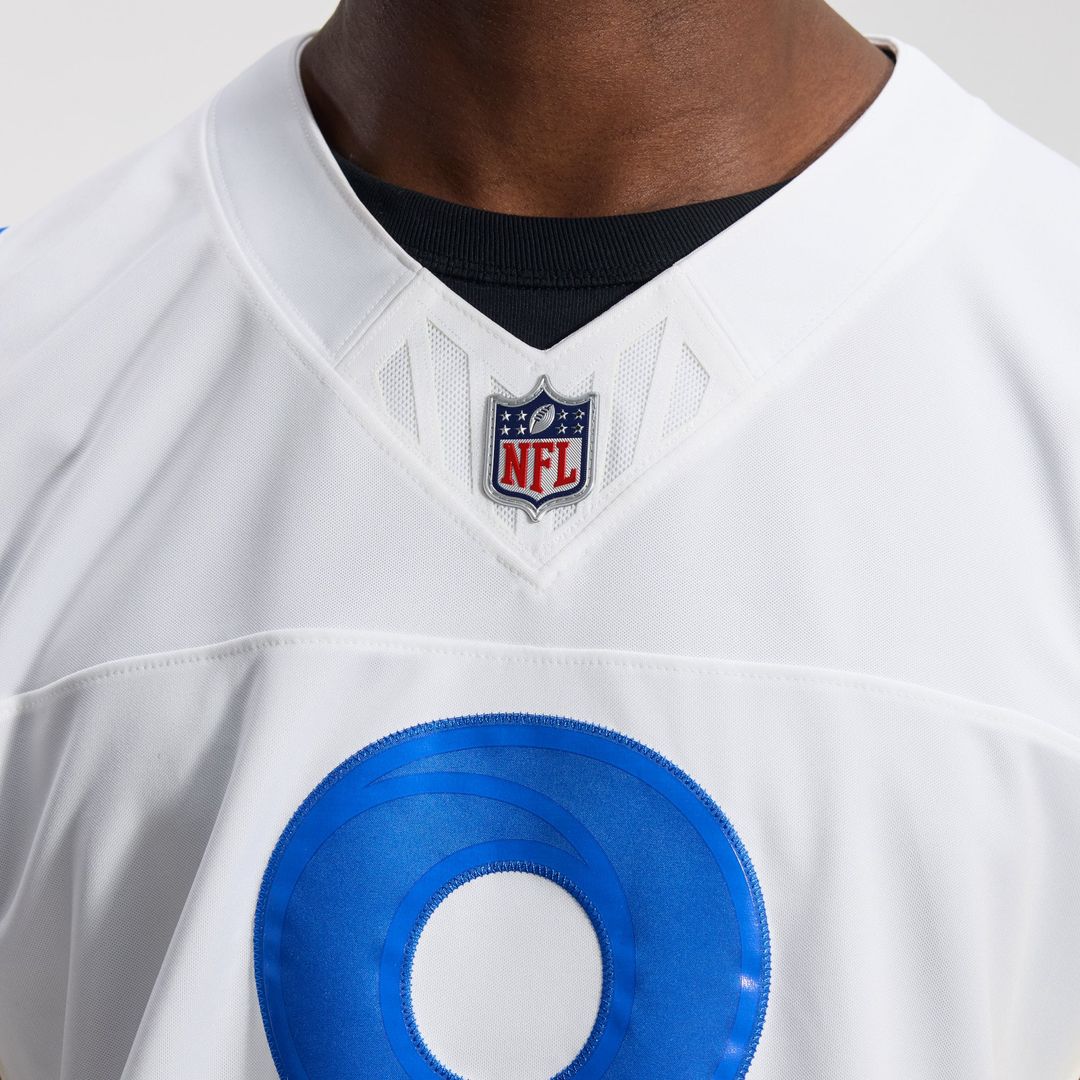 Men's Los Angeles Rams Jared Verse Nike White Vapor F.U.S.E. Stitched Limited Jersey