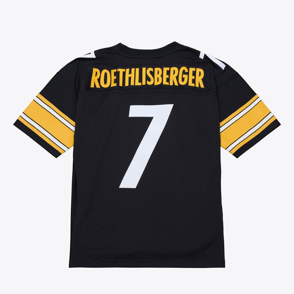 Men's Pittsburgh Steelers Ben Roethlisberger Mitchell & Ness Black 2004 Big & Tall Legacy Retired Player Jersey
