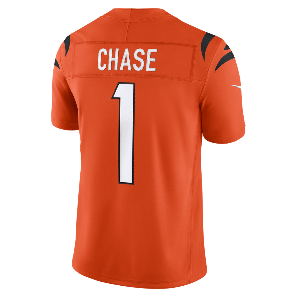 Men's Cincinnati Bengals Ja'Marr Chase Nike Black Team Vapor F.U.S.E. Stitched Limited Jersey