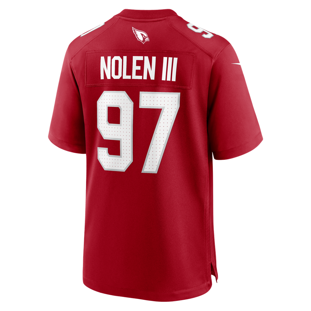 Men's Arizona Cardinals Walter Nolen Nike Cardinal Game Player Jersey