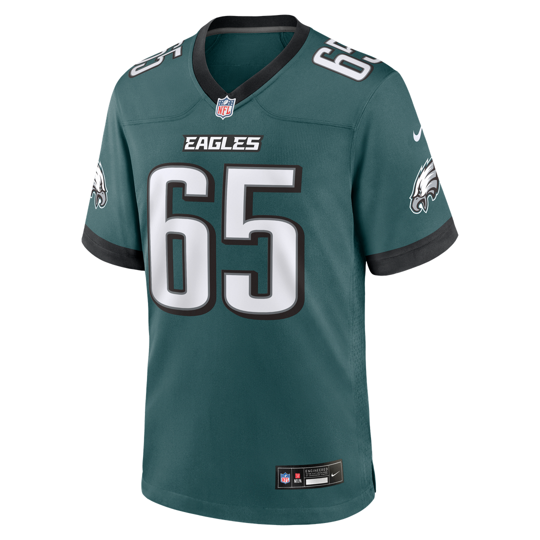 Men's Philadelphia Eagles Lane Johnson Nike  Midnight Green Team Game Jersey