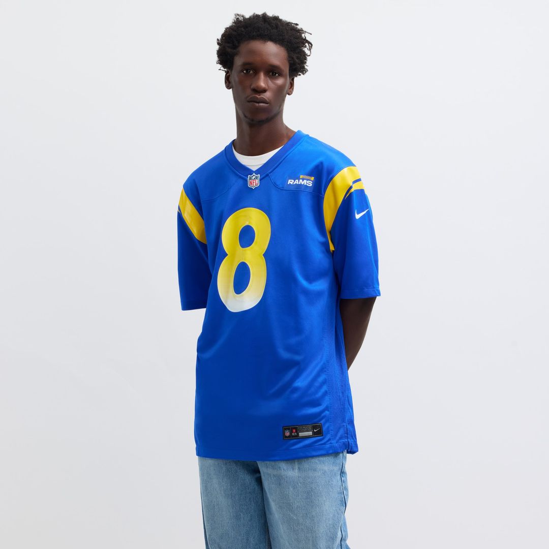 Men's Los Angeles Rams Jared Verse Nike White White Game Player Jersey