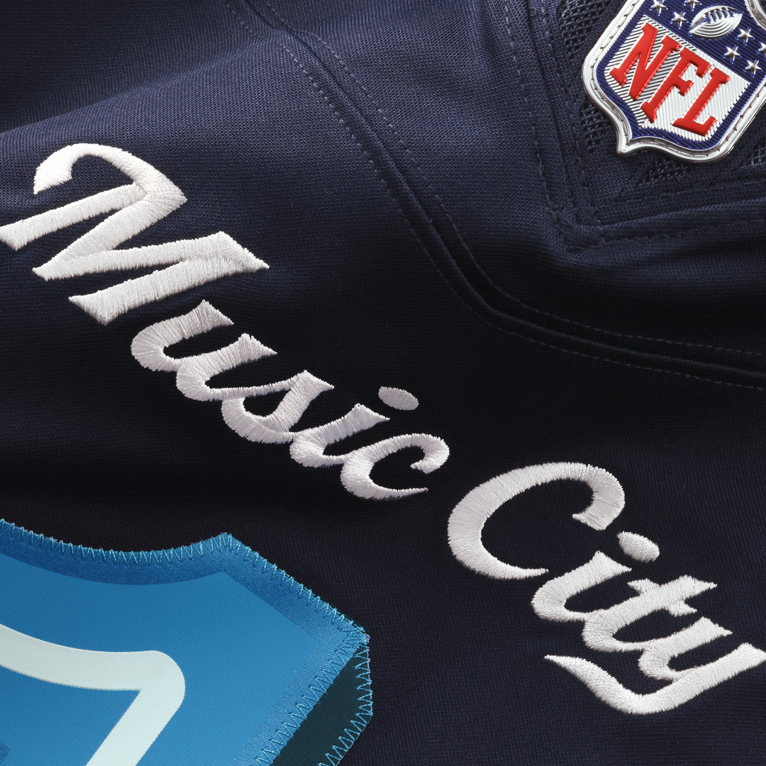 Men's Tennessee Titans Jeffery Simmons Nike Navy 2026 Rivalries Collection Stitched Limited Jersey