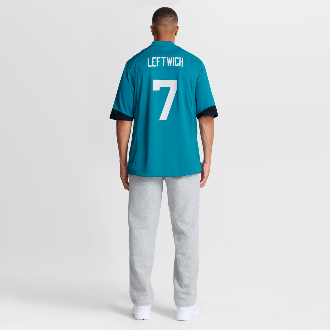 Men's Jacksonville Jaguars Byron Leftwich Nike Teal Retired Player Game Jersey
