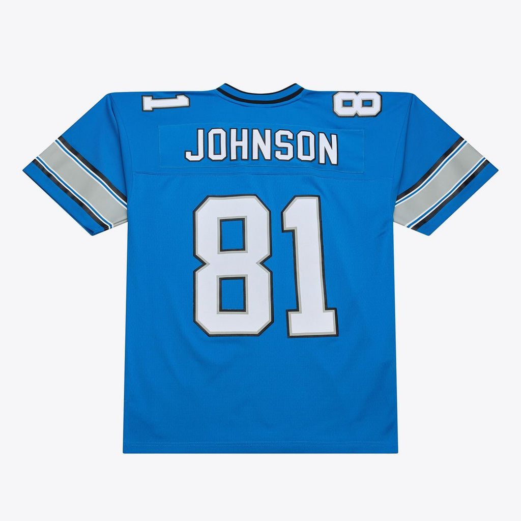 Men's Detroit Lions Calvin Johnson Mitchell & Ness Blue 2007 Legacy Replica Jersey