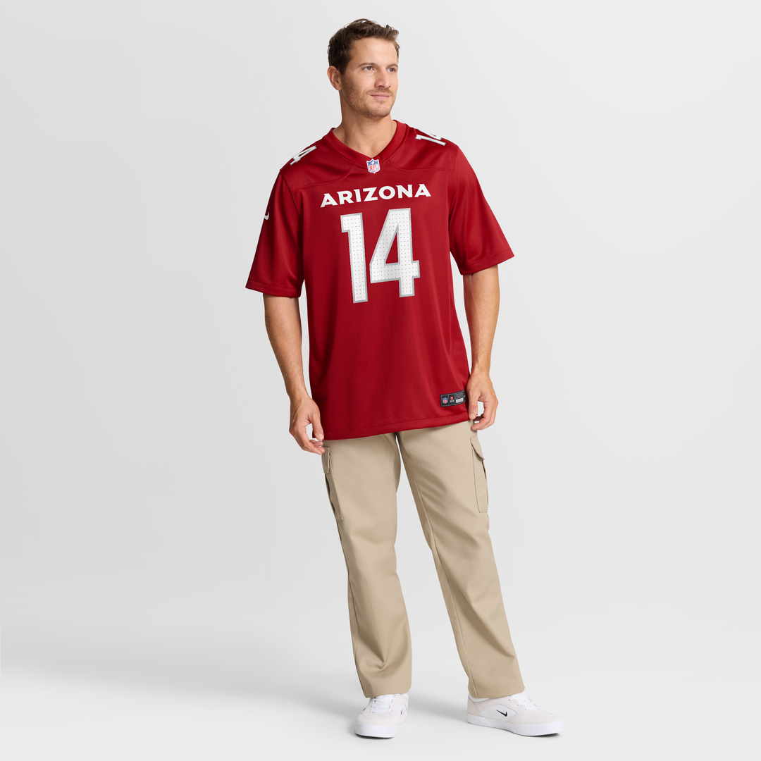 Men's Arizona Cardinals Michael Wilson Nike  Cardinal Team Game Jersey
