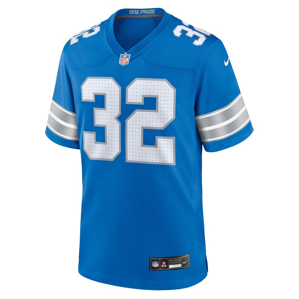 Men's Detroit Lions Brian Branch Nike  White White Game Jersey