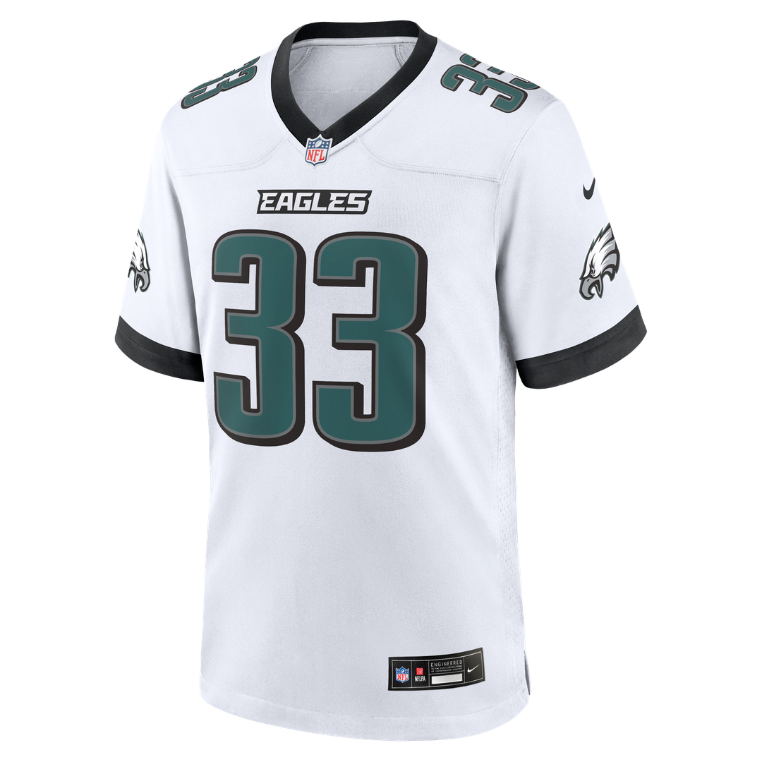 Men's Philadelphia Eagles Cooper DeJean Nike  White Game Jersey