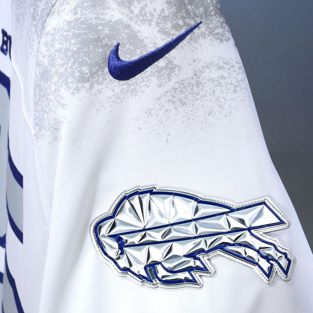 Men's Buffalo Bills Keon Coleman Nike White Rivalries Collection Stitched Limited Jersey