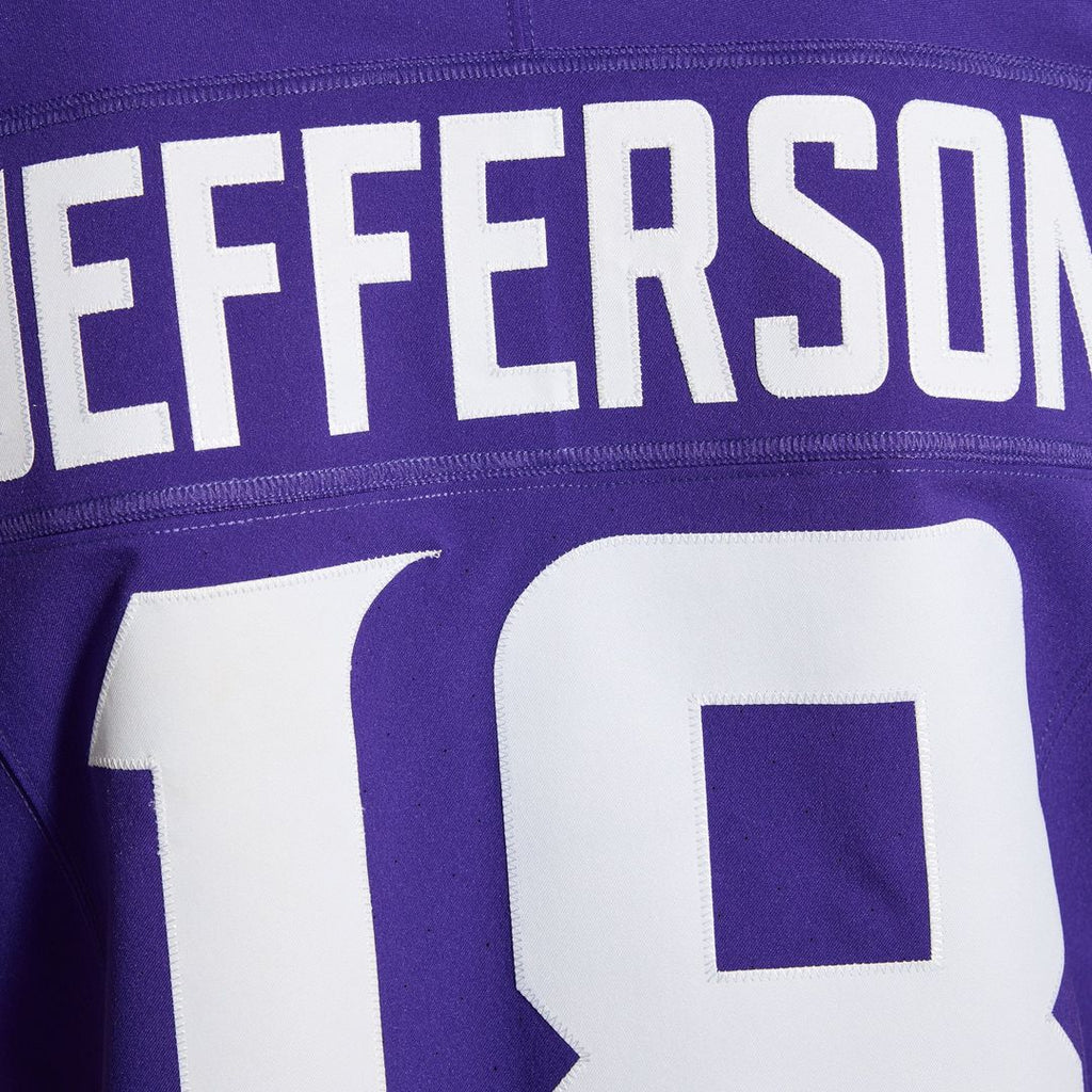 Men's Minnesota Vikings Justin Jefferson Nike Purple Team Vapor F.U.S.E. Elite Jersey