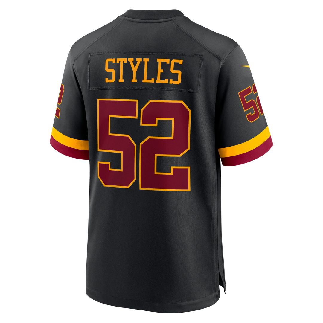 Men's Washington Commanders Sonny Styles Nike White Game Super Bowl Era Jersey