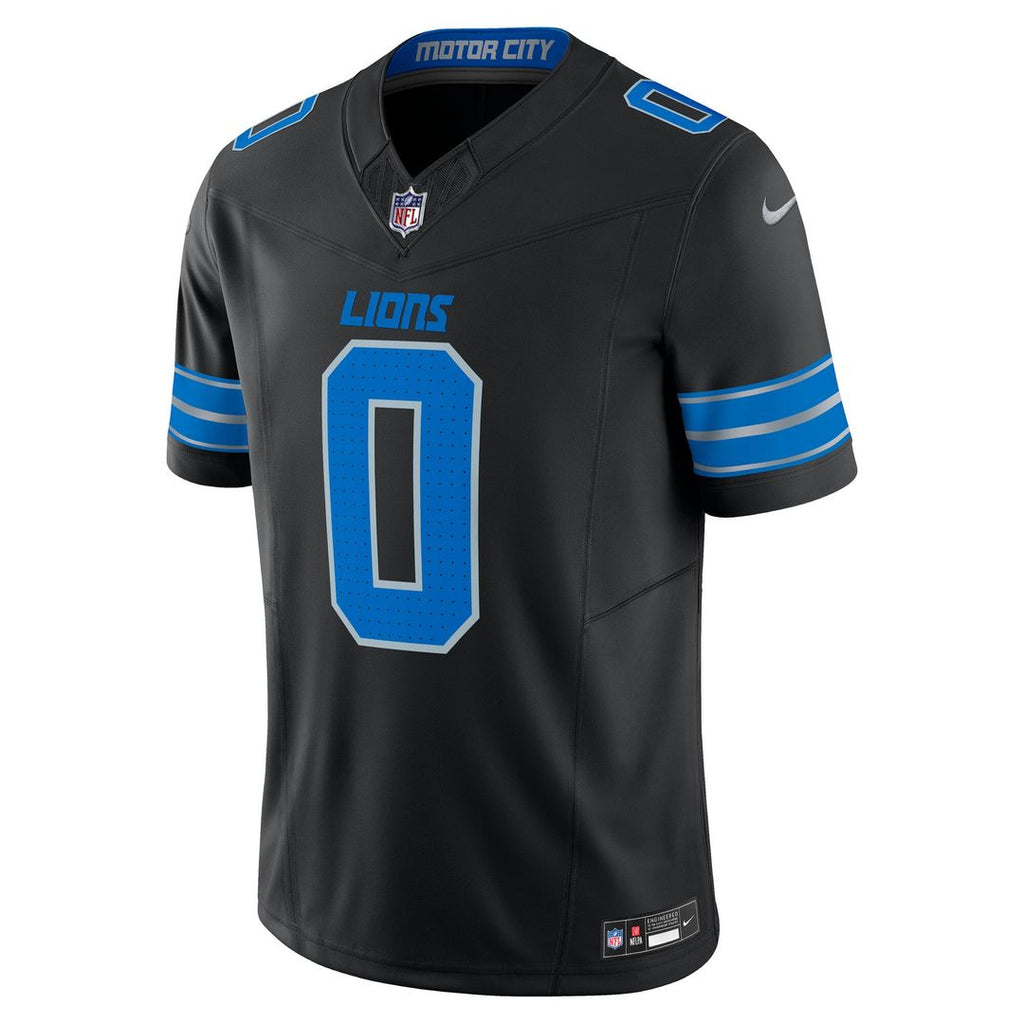 Men's Detroit Lions Jahmyr Gibbs Nike White Vapor F.U.S.E. Limited Jersey