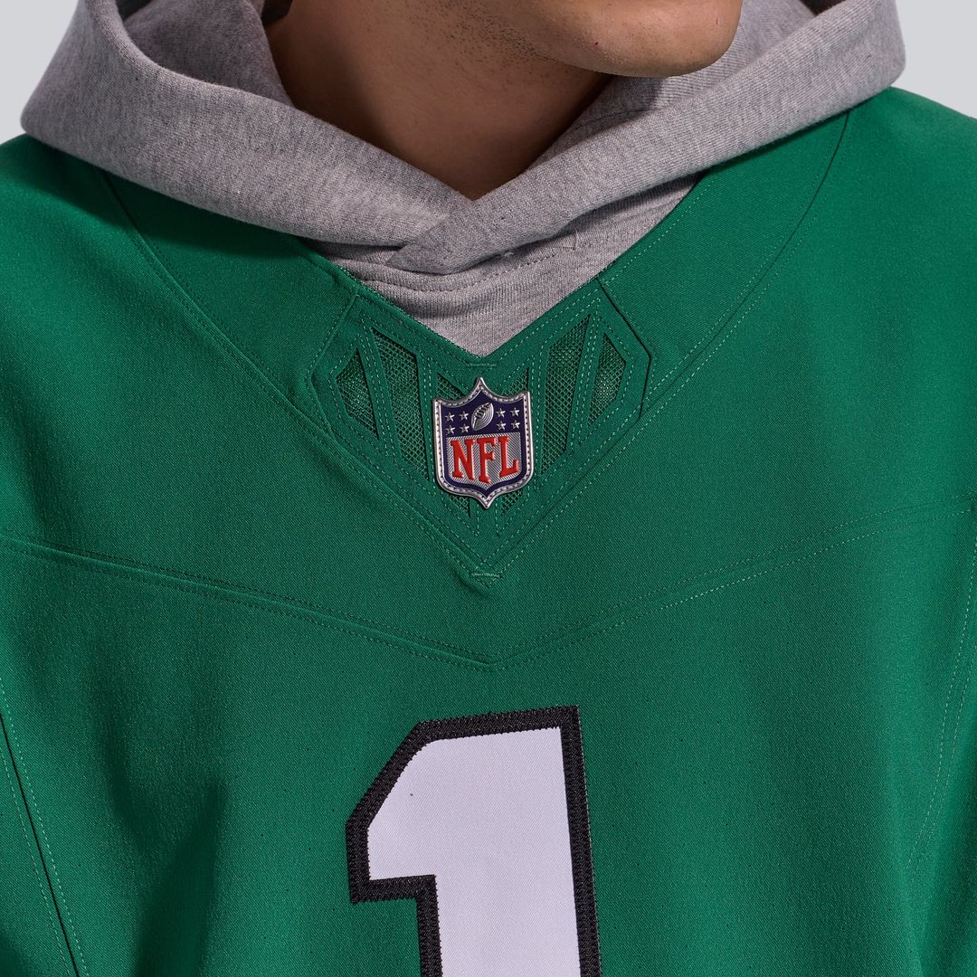 Men's Philadelphia Eagles Jalen Hurts Nike Midnight Green Team Vapor F.U.S.E. Elite Jersey