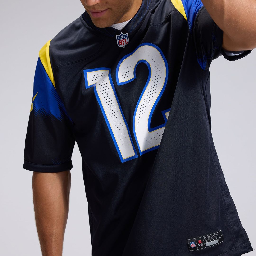 Men's Los Angeles Rams Puka Nacua Nike Dark Blue Rivalries Collection Game Jersey