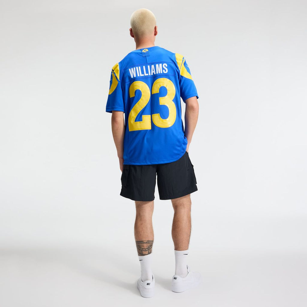 Men's Los Angeles Rams Kyren Williams Nike Royal Team Vapor F.U.S.E. Stitched Limited Jersey