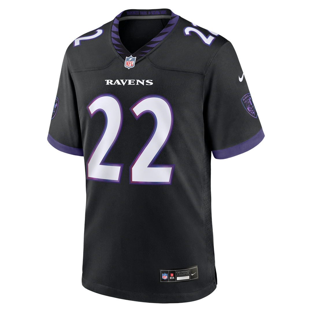Men's Baltimore Ravens Derrick Henry Nike Black Alternate Game Jersey