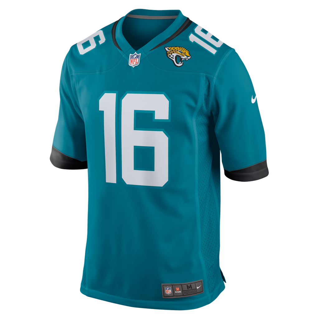 Men's Jacksonville Jaguars Trevor Lawrence Nike Teal Home Game Jersey