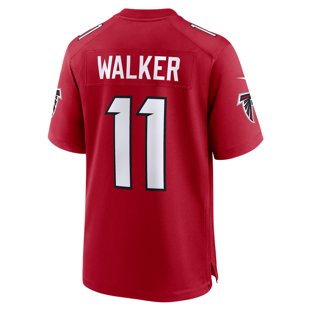 Men's Atlanta Falcons Jalon Walker Nike Red Game Jersey