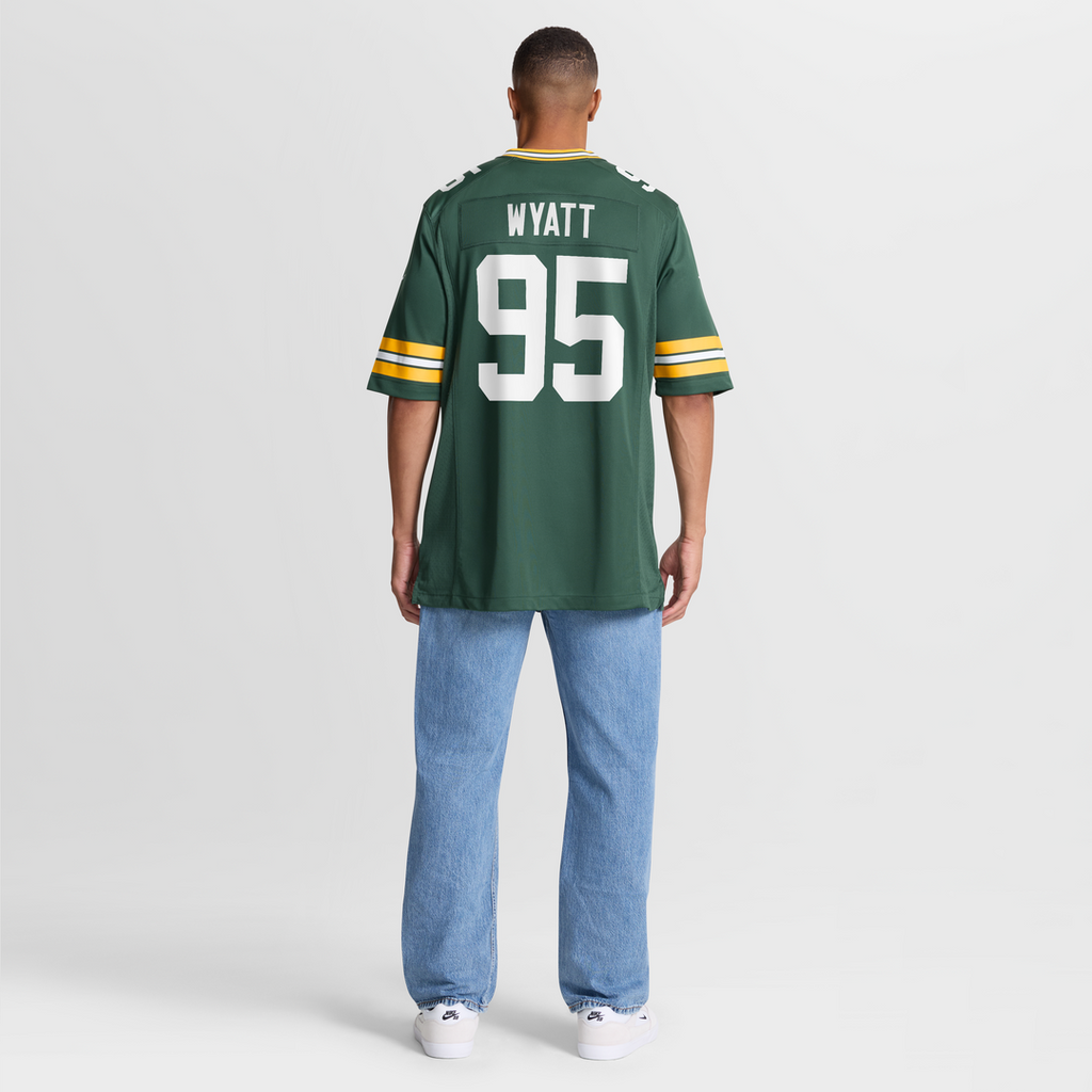 Men's Green Bay Packers Devonte Wyatt Nike Green Player Game Jersey