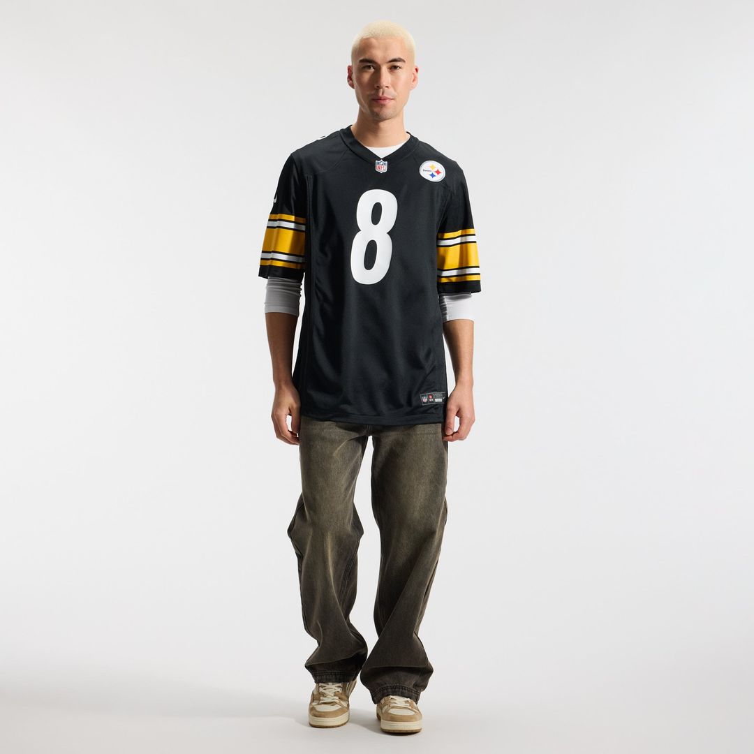 Men's Pittsburgh Steelers Aaron Rodgers Nike Black Game Jersey