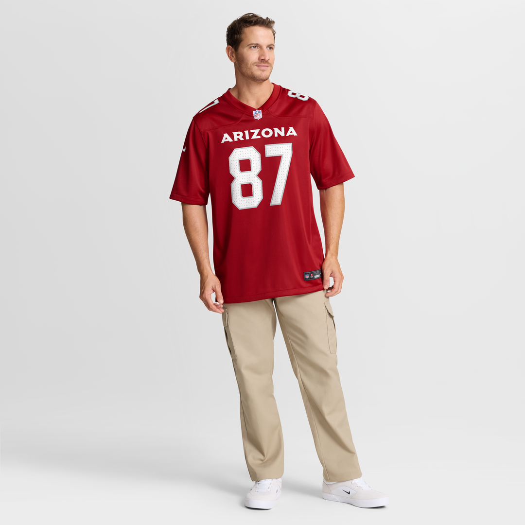 Men's Arizona Cardinals Tip Reiman Nike  Cardinal Team Game Jersey