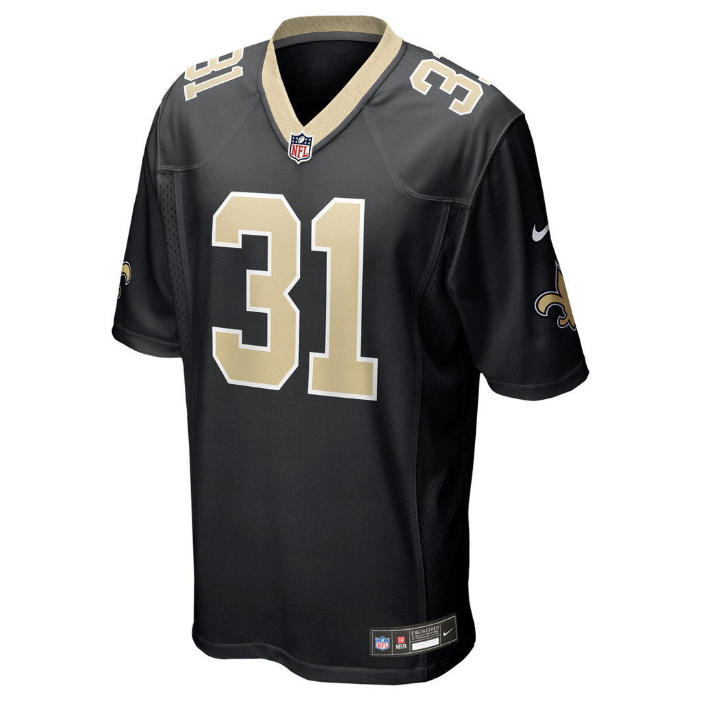 Men's New Orleans Saints Jordan Howden Nike  Black Team Game Jersey