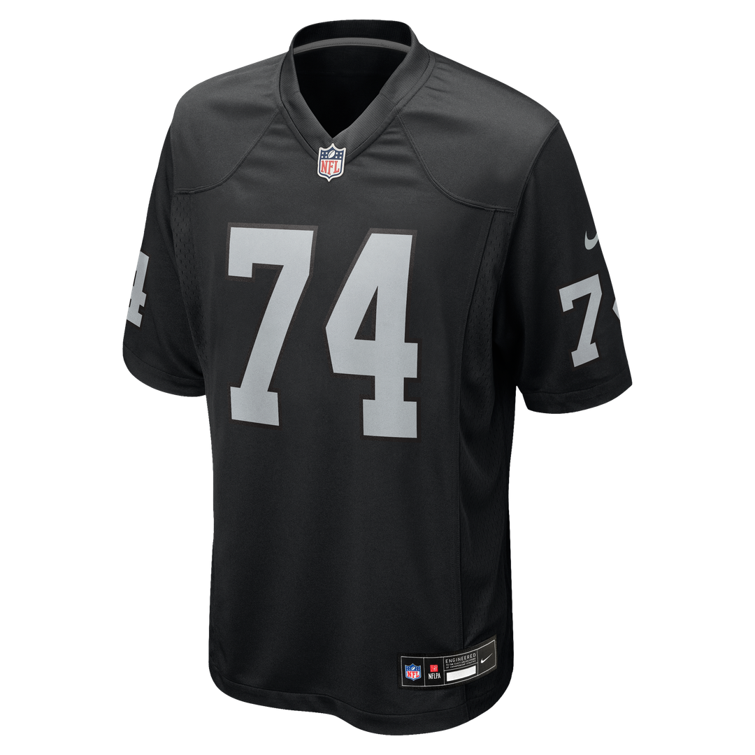 Men's Las Vegas Raiders Kolton Miller Nike Black Game Jersey