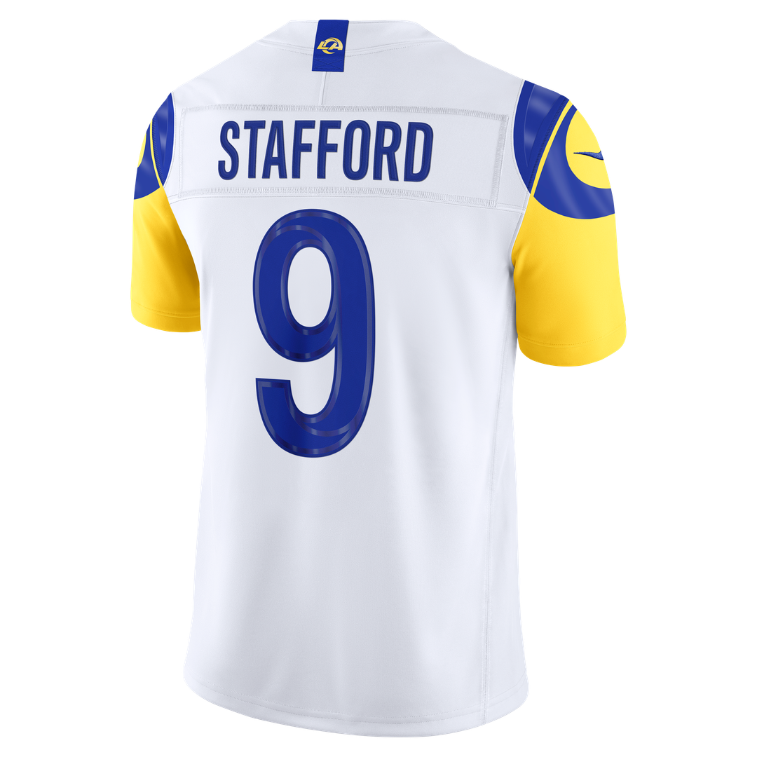Men's Los Angeles Rams Matthew Stafford Nike White Vapor F.U.S.E. Stitched Limited Jersey