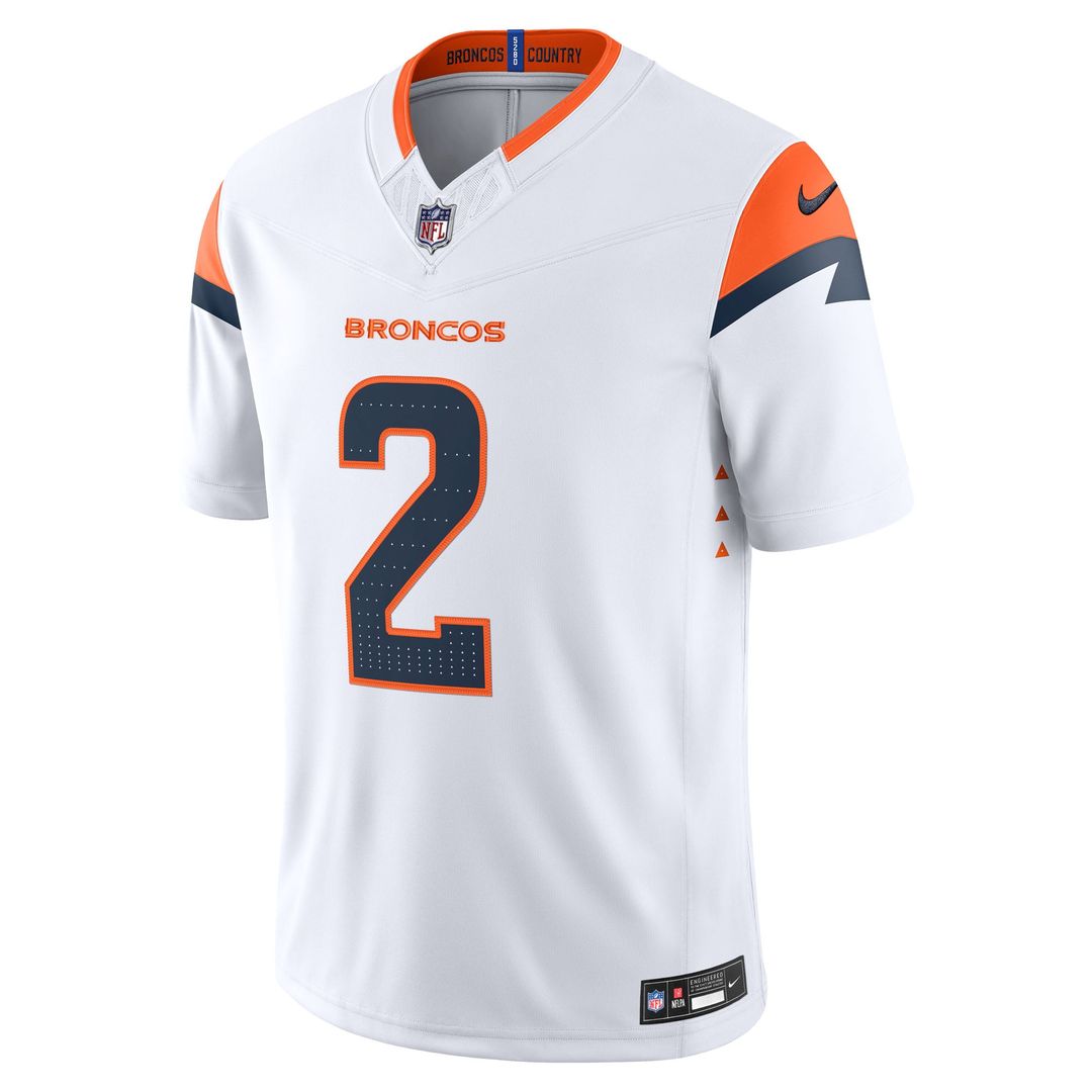 Men's Denver Broncos Pat Surtain II Nike Navy Alternate Vapor F.U.S.E. Stitched Limited Jersey