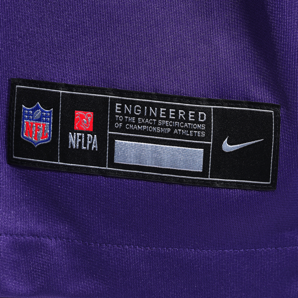 Men's Minnesota Vikings Eric Wilson Nike  Purple Team Game Jersey
